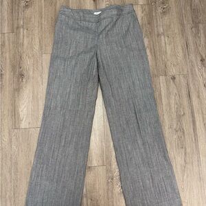 White House Black Market Gray Wide Leg Women's Dress Pants